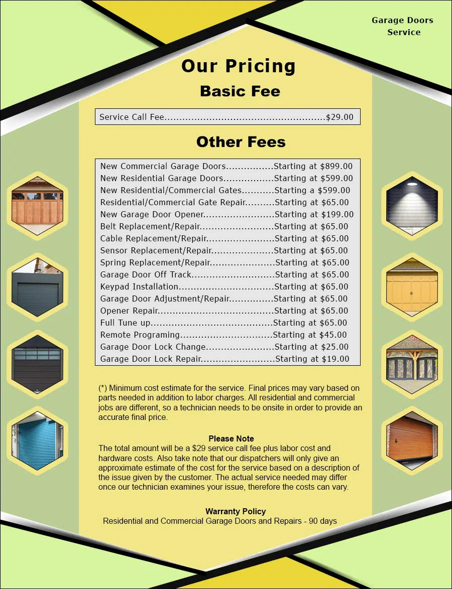 Bensenville Expert Garage Doors Service Bensenville, IL 630-332-0793